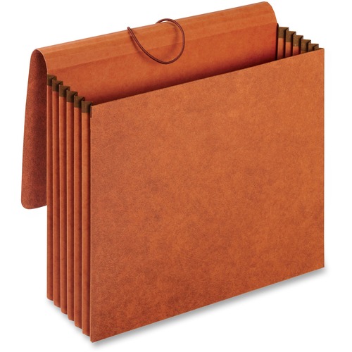 Pendaflex Letter Recycled File Wallet - 8 1/2" x 11" - 1050 Sheets Capacity - 5 1/4" Expansion - Brown - 100% Recycled - 10 / Box