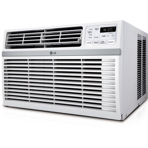 LG LW1216ER Window Air Conditioner - Cooler - 3516.85 W Cooling Capacity - 550 Sq. ft. Coverage - Dehumidifier - Washable - Remote Control - Energy Star - White