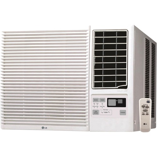 LG LW1216HR Window Air Conditioner - Cooler, Heater - 3516.85 W Cooling Capacity - 3282.40 W Heating Capacity - 550 Sq. ft. Coverage - Dehumidifier - Washable - Remote Control - White