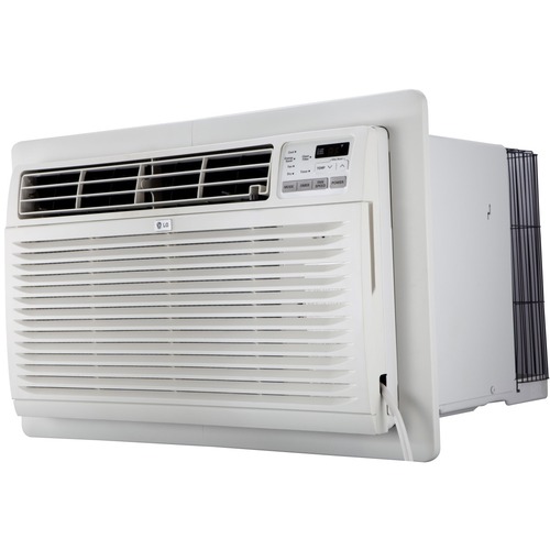 LG 10,000 BTU 230v Through-the-Wall Air Conditioner - Cooler - 2872.10 W Cooling Capacity - 440 Sq. ft. Coverage - Dehumidifier - Remote Control - Energy Star - White