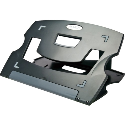 Aidata Laptop/Tablet Riser (Black/Gray) - Plastic - Black, Gray