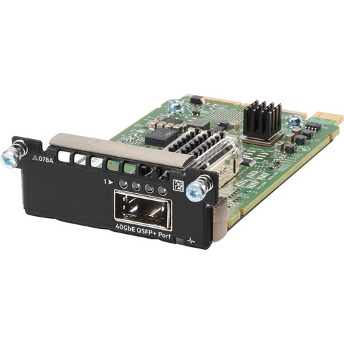HPE Aruba 3810M 1QSFP+ 40GbE Module - For Data Networking, Optical Network - 1 x 40GBase-X Network - Optical Fiber40 Gigabit Ethernet - 40GBase-X