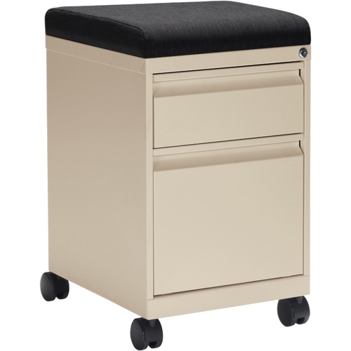Offices To Go MVLPed - Box-File Mobile Pedestal - Cushion Sold Separately - 2-Drawer - 15" x 19.6" x 24.1" - 2 x Drawer(s) for File, Box - Key Lock, Recessed Handle, Pull Handle, Ball-bearing Suspension, Mobility - Nevada - Mobile Pedestals - GLBMVL23BFNEV
