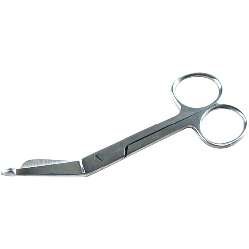 Paramedic Scissors - 4.50" (114.30 mm) Overall LengthCurved Blade - 1 Each - First Aid Kits & Supplies - PME9995018