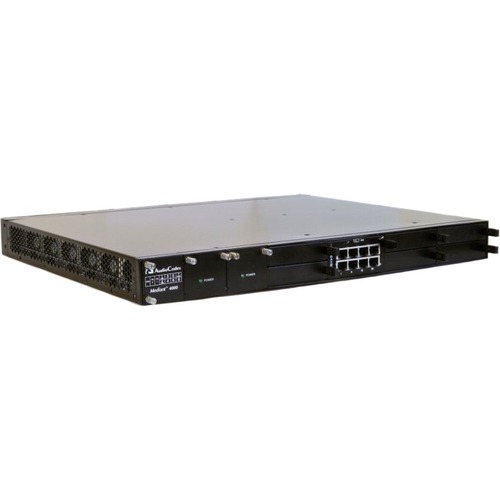 AudioCodes Mediant 4000 is a Session Border Controller - 8 x RJ-45 - Gigabit Ethernet - 1U High - Rack-mountable, Desktop