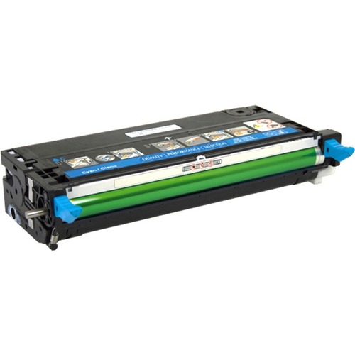 West Point High Yield Laser Toner Cartridge (310-8094, 310-8095, 310-8397, 310-8398, XG722, XG726) - Cyan Pack - 8000 Pages