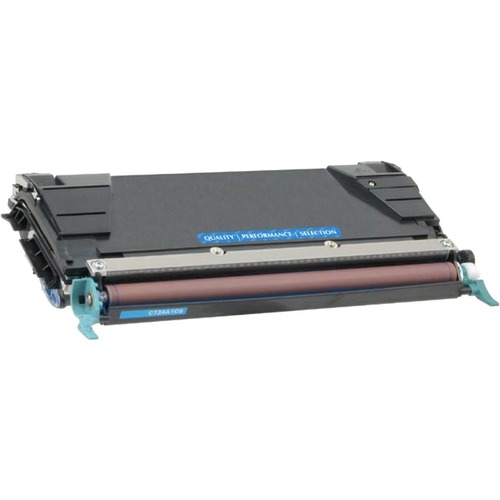 West Point High Yield Laser Toner Cartridge - Alternative for Lexmark (C5222CS, C5242CH) - Cyan Pack - 5000 Pages