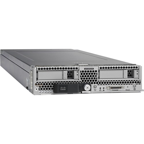 Cisco B200 M4 Blade Server - 2 x Intel Xeon E5-2670 v3 2.30 GHz - 128 GB RAM - Serial Attached SCSI (SAS), Serial ATA Controller - 2 Processor Support - 1.50 TB RAM Support - 0, 1 RAID Levels - Matrox G200e Up to 8 MB Graphic Card - 10 Gigabit Ethernet