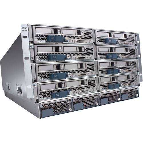 Cisco UCS 5108 Blade Server Case - Rack-mountable - Gray - 6U - 4 x 2500 W - Power Supply Installed - 8 x Fan(s) Supported - TAA Compliant