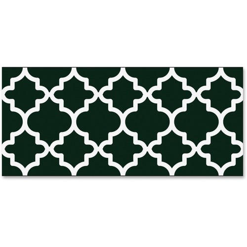 Trend Moroccan Bolder Borders - Precut, Durable, Reusable - 2.75" Height x 429" Width x 42" Length - Black, White - 1 / Pack