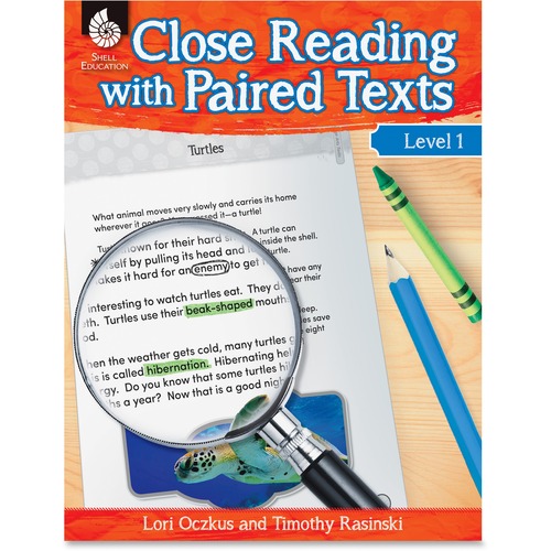 Shell Education Education Close Reading Level 1 Guide Printed Book by Lori Oczkus, M.A, Timothy Rasinski, Ph.D. - 128 Pages - Shell Educational Publishing Publication - Book - Grade 1