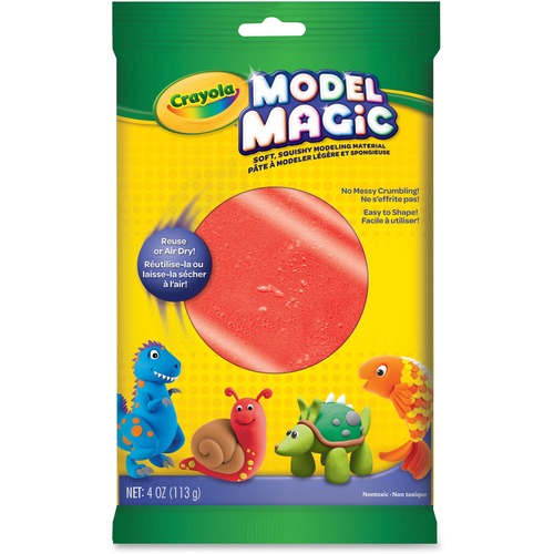 Model Magic Modeling Material - Art, Craft, Modeling, Decoration - Recommended For 5 Year - 1 Each - Red