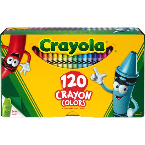 Crayola 120 Crayons - Assorted - 120 / Box