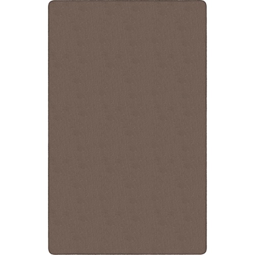 Flagship Carpets Classic Solid Color 9' Rectangle Rug - Floor Rug - Classic, Traditional - 72" Length x 108" Width - Rectangle - Almond - Nylon