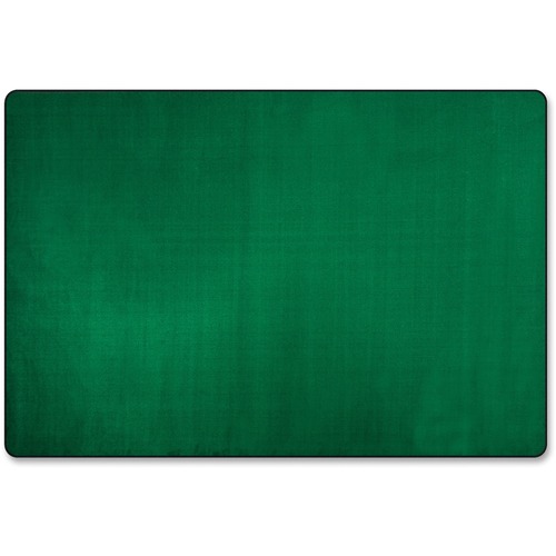 Flagship Carpets Classic Solid Color 9' Rectangle Rug - Floor Rug - Classic, Traditional - 108" Length x 72" Width - Rectangle - Green - Nylon