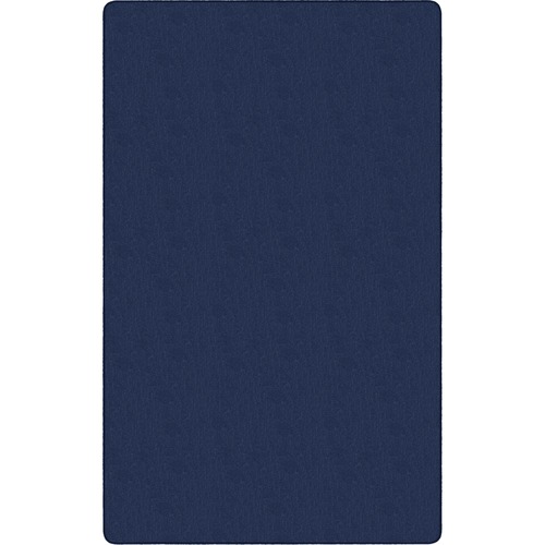 Flagship Carpets Classic Solid Color 9' Rectangle Rug - Floor Rug - Classic, Traditional - 108" Length x 72" Width - Rectangle - Navy - Nylon