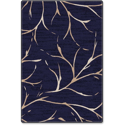 Flagship Carpets Nantucket Blue Moreland Design Rug - 12 ft Length x 99.60" Width - Dark Blue - Nylon