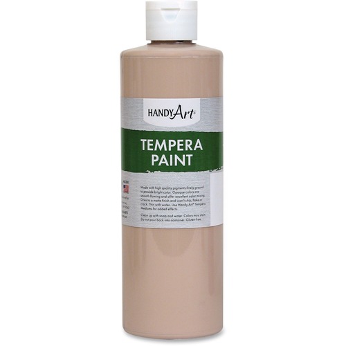 Handy Art 16 oz. Premium Tempera Paint - 1 Color(s) - Peach - 16 fl oz - 1 Each