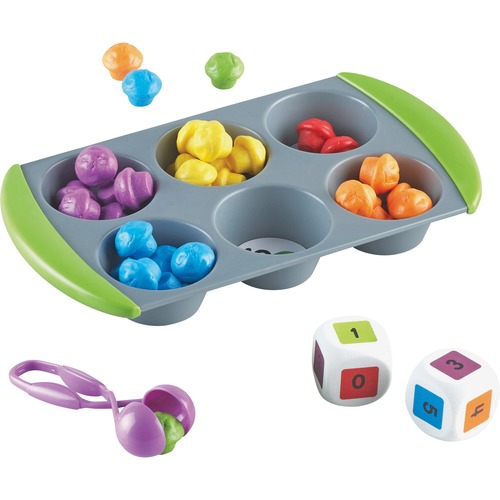 Learning Resources Mini Muffin Match Up - Theme/Subject: Fun, Learning - Skill Learning: Sorting, Color Identification, Matching, Counting, Cardinality, Operation, Measurement, Algebraic Thinking - 3 Year & Up - Assorted