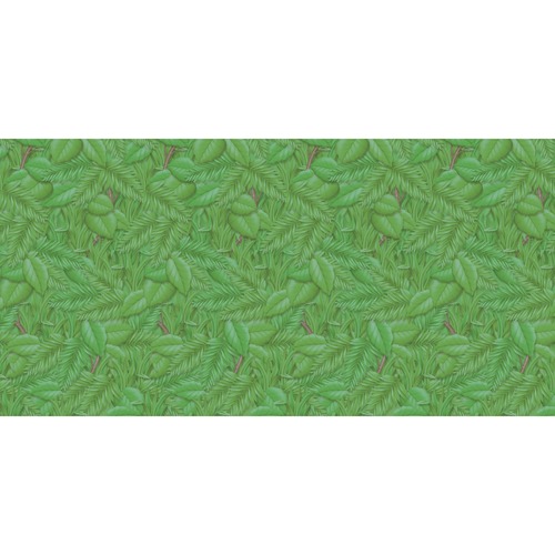 Fadeless Bulletin Board Art Paper - Bulletin Board, Display, Table Skirting, Decoration - 48" (1219.20 mm)Width x 12 ft (3657.60 mm)Length - Tropical Foliage - 1 Roll - Green - Paper