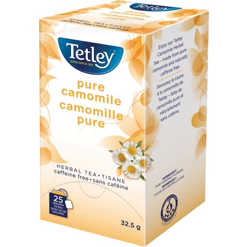 Tetley® Pure Chamomile Tea Herbal Tea - 25 Teabag - 25 / Box