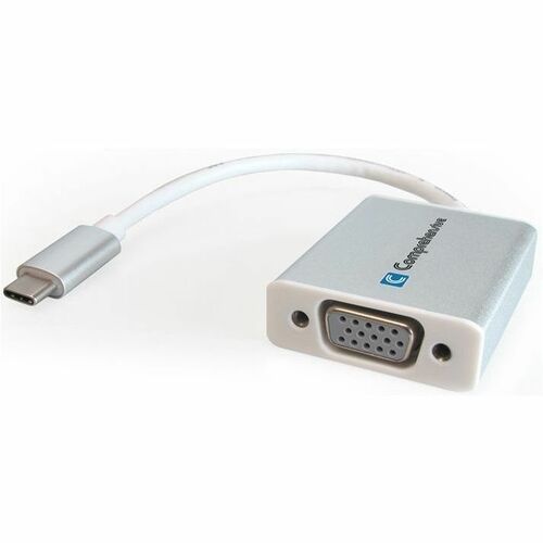 Comprehensive USB-C 3.1 male to VGA female Converter Dongle Adapter - 1 x USB 3.1 Type C - Male - 1 x 15-pin HD-15 VGA - Female - 1920 x 1200 Supported - White