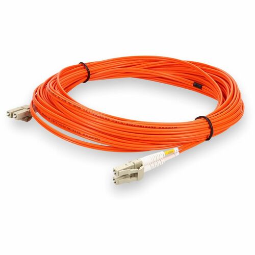 AddOn Fiber Optic Duplex Patch Network Cable - 9.8 ft Fiber Optic Network Cable for Patch Panels, Hubs, Switches, Media Converters, Router, Network Device - First End: 2 x LC Network - Male - Second End: 2 x LC Network - Male - 1 Gbit/s - Patch Cable - Ri