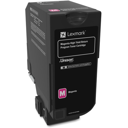 Lexmark Unison Original Toner Cartridge - Laser - High Yield - 16000 Pages - Magenta - 1 Each - Laser Toner Cartridges - LEX84C1HM0