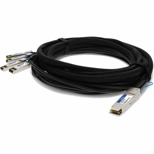 AddOn QSFP+/SFP+ Network Cable - 9.8 ft Twinaxial Network Cable for Network Device - First End: 1 x QSFP+ Network - Second End: 4 x SFP+ Network - 40 Gbit/s - 30 AWG - 1 - TAA Compliant