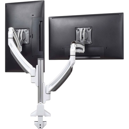 Chief KONTOUR K1C220W Mounting Arm for Monitor - White - 2 Display(s) Supported - 25 lb Load Capacity - 100 x 100, 75 x 75
