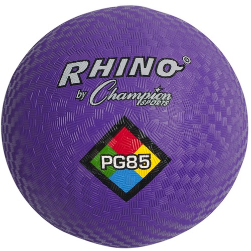 Champion Sports 8.5 Inch Playground Ball Purple - 8.50" - Nylon - Purple - 24 / Case