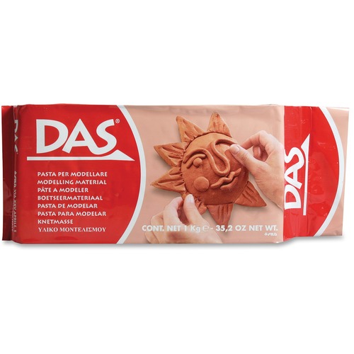 Dixon Das Modeling Material - Art Project, Painting, Decoration - 2.20 lb Basis Weight - 1 Each - Terra Cotta - Modeling Clays & Accessories - DIX387600