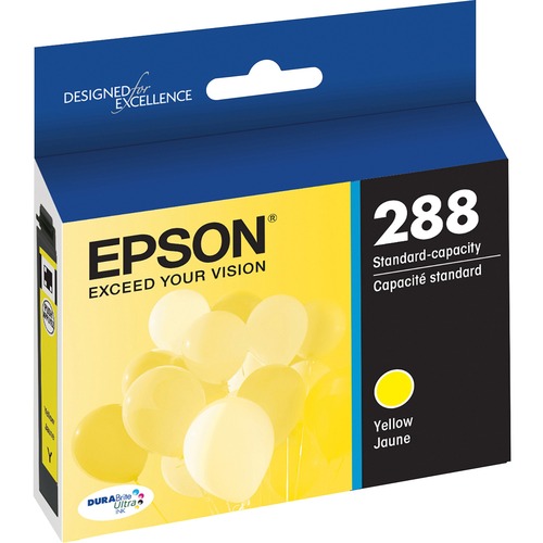 Epson DURABrite Ultra 288 Original Ink Cartridge - Yellow - Inkjet - Standard Yield - 165 Pages - 1 Each