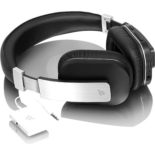 Aluratek Bluetooth Wireless Stereo Headphones - Stereo - Mini-phone (3.5mm) - Wired/Wireless - Bluetooth - 33 ft - Over-the-head - Binaural - Circumaural