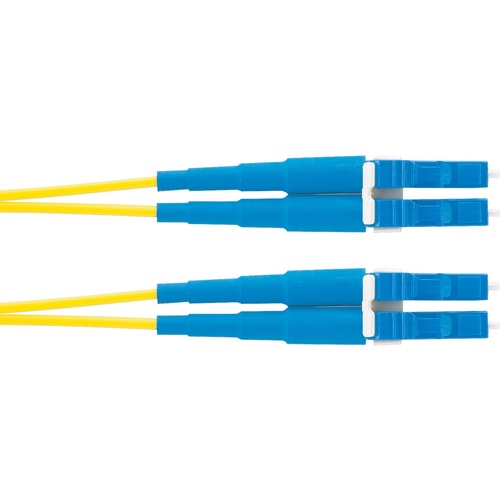 Panduit Fiber Optic Duplex Patch Network Cable - 10 ft Fiber Optic Network Cable for Network Device - First End: 2 x LC Network - Male - Second End: 2 x LC Network - Male - Patch Cable - 9/125 µm - Yellow - 1