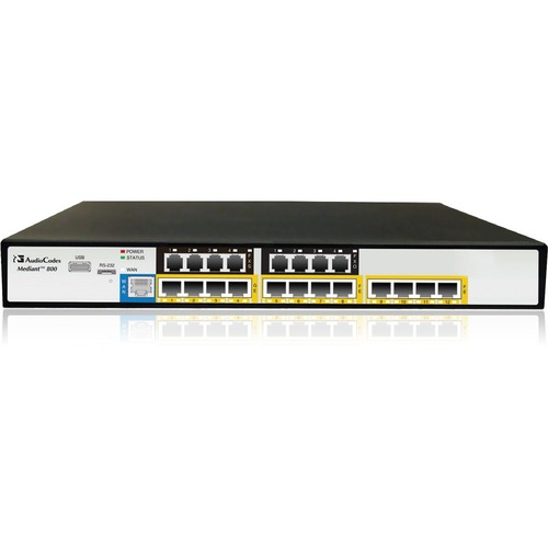 AudioCodes Mediant 800B VoIP Gateway - 4 x FXS - 4 x FXO - Gigabit Ethernet