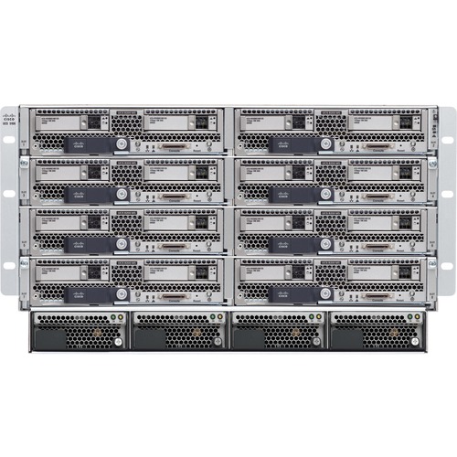 Cisco UCS 5108 Blade Server Case - Refurbished - Rack-mountable - 6U - 0 x Fan(s) Installed - 0 - 8 x Fan(s) Supported - 2x Slot(s)