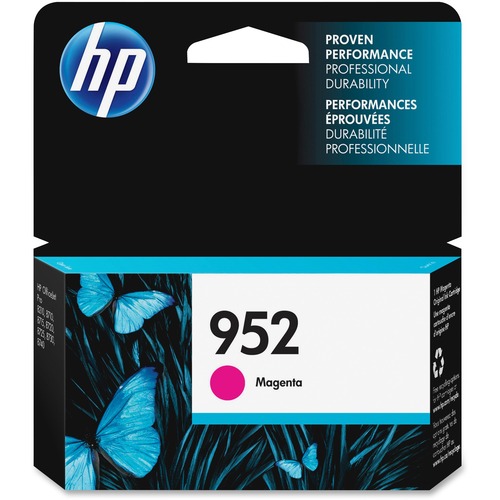 HP 952 Original Ink Cartridge - Single Pack - Inkjet - Standard Yield - 700 Pages - Magenta - 1 / Pack - Ink Cartridges & Printheads - HEWL0S52AN140