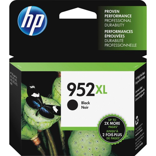 HP 952XL Original Ink Cartridge - Single Pack - Inkjet - High Yield - 2000 Pages - Black - 1 Pack - Ink Cartridges & Printheads - HEWF6U19AN140