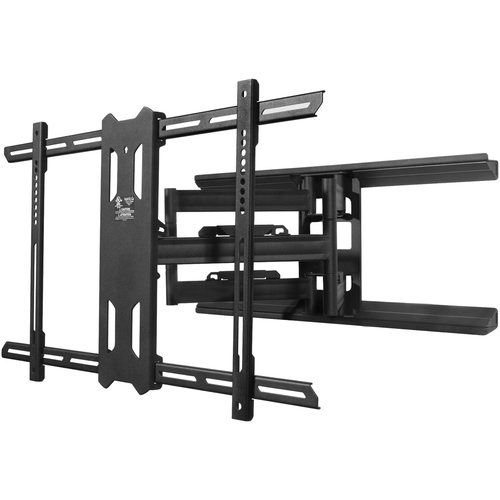 Kanto PDX680 Wall Mount for TV - Black - 1 Display(s) Supported - 80" Screen Support - 125 lb Load Capacity - 700 x 400, 200 x 100 - Steel - 1