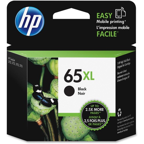 HP 65XL (N9K04AN#140) Original Ink Cartridge - Single Pack - High Yield - 300 Pages - 1 Each