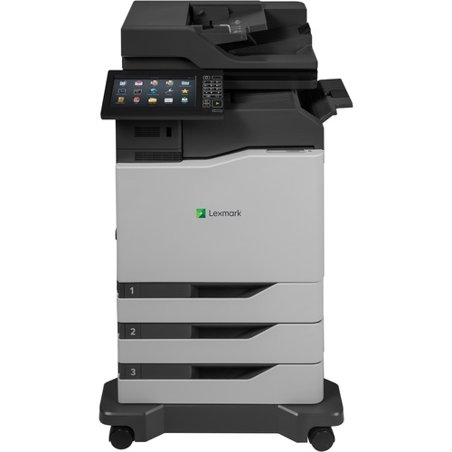 Lexmark CX860dtfe Laser Multifunction Printer - Color - Copier/Fax/Printer/Scanner - 60 ppm Mono/60 ppm Color Print - 2400 x 600 dpi Print - Automatic Duplex Print - Up to 350000 Pages Monthly - 1750 sheets Input - Color Scanner - 1200 dpi Optical Scan - 