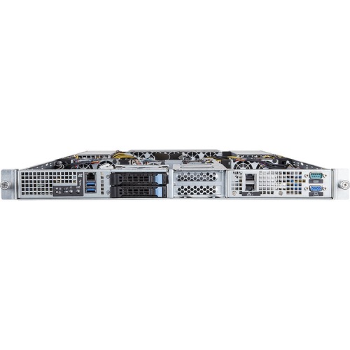 Gigabyte G190-H44 Barebone System - 1U Rack-mountable - Socket R3 LGA-2011 - 2 x Processor Support - Intel C612 Chip - 128 GB DDR4 SDRAM DDR4-2400/PC4-19200 Maximum RAM Support - 16.0 Total Memory Slots - Serial ATA/600 RAID Supported Controller - ASPEED 
