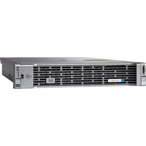 Cisco HyperFlex HX240c M4 2U Rack Server - 2 x Intel Xeon E5-2630 v3 2.40 GHz - 128 GB RAM - 12Gb/s SAS Controller - 2 Processor Support - 1.50 TB RAM Support - Matrox G200e Up to 8 MB Graphic Card - Gigabit Ethernet