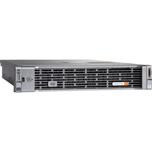 Cisco Hyperflex HX240c M4 Hyper Converged Appliance - 2 x Intel Xeon - 24 x HDD Supported - 2 x SSD Supported - Serial Attached SCSI (SAS) Controller - RAID Supported JBOD - 24 x Total Bays - 24 x 2.5" Bay - 6 x Total Slot(s) - Gigabit Ethernet - VGA - 2 