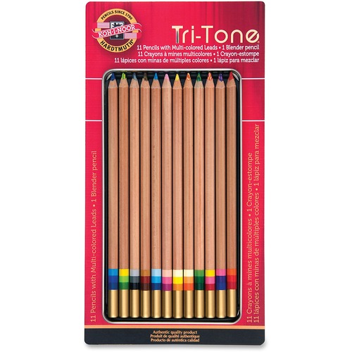 Picture of Koh-I-Noor Tri-Tone Multi-colored Pencils