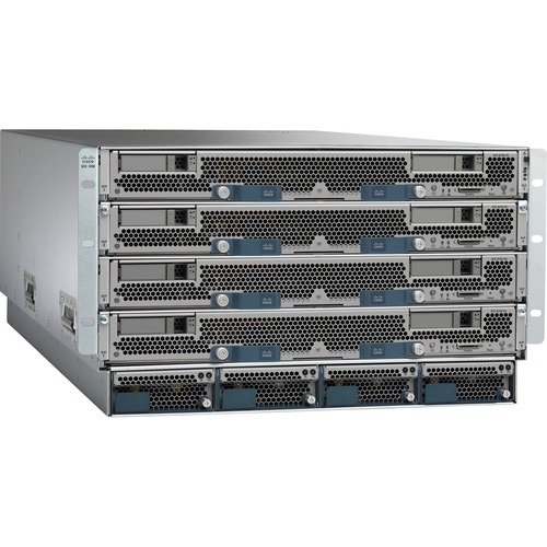 Cisco UCS 5108 Blade Server Case - Rack-mountable - 6U - 2 x Bay - 8 x Fan(s) Installed - 4 x 2500 W - Power Supply Installed