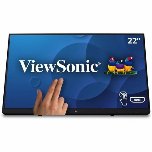 ViewSonic TD2230 22 Inch 1080p 10-Point Multi Touch Screen IPS Monitor with HDMI and DisplayPort - 22" Touch Monitor - 10-Points Multi-touch Screen - Full HD 1920 x 1080p - 16.7 Million Colors - 250 Nit - LED Backlight - Speakers - HDMI - DisplayPort - VG