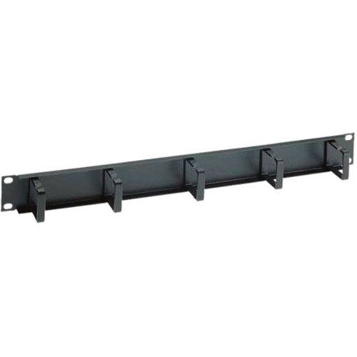 Liebert 1U 19" Rack Mount Cable Routing Panel, with D Rings - 1U Rack Height - 19" Panel Width