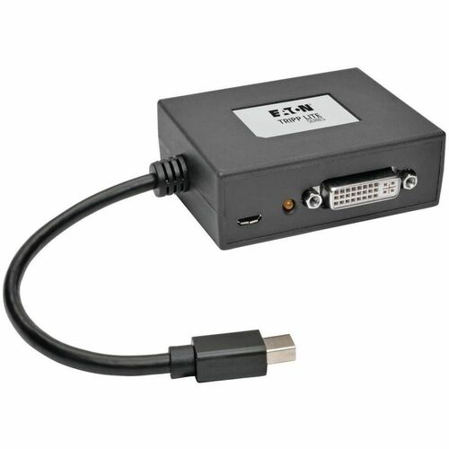 Eaton Tripp Lite Series 2-Port Mini DisplayPort to DVI Multi-Monitor Splitter, MST Hub, DP1.2, TAA - 3840 x 1080 - DisplayPort 1.2- DVI Out - USB
